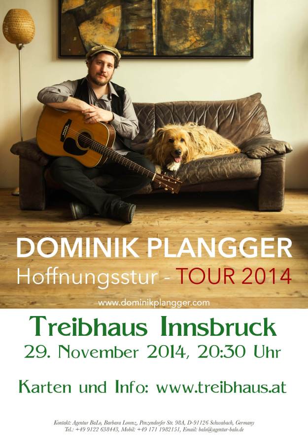 Dominik Plangger Plakat Treibhaus 29 11 14